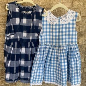 2 Genuine kids (Oshkosh) dresses size 5T